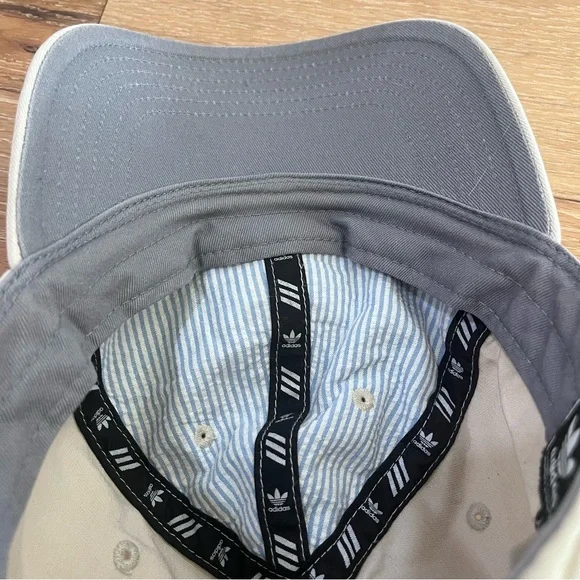 Adidas Originals Trefoil Hat Tan Strapback Adjustable Baseball Cap - Picture 5 of 7